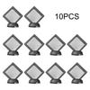 3D Floating Frame Display Box Ring Coin 3D Floating Frame 5/10PCS Holder Stand Box Multipurpose Storage Box Black White