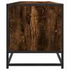 TV Stand Smoked Oak 180 x 40 x 46 cm Engineered Wood