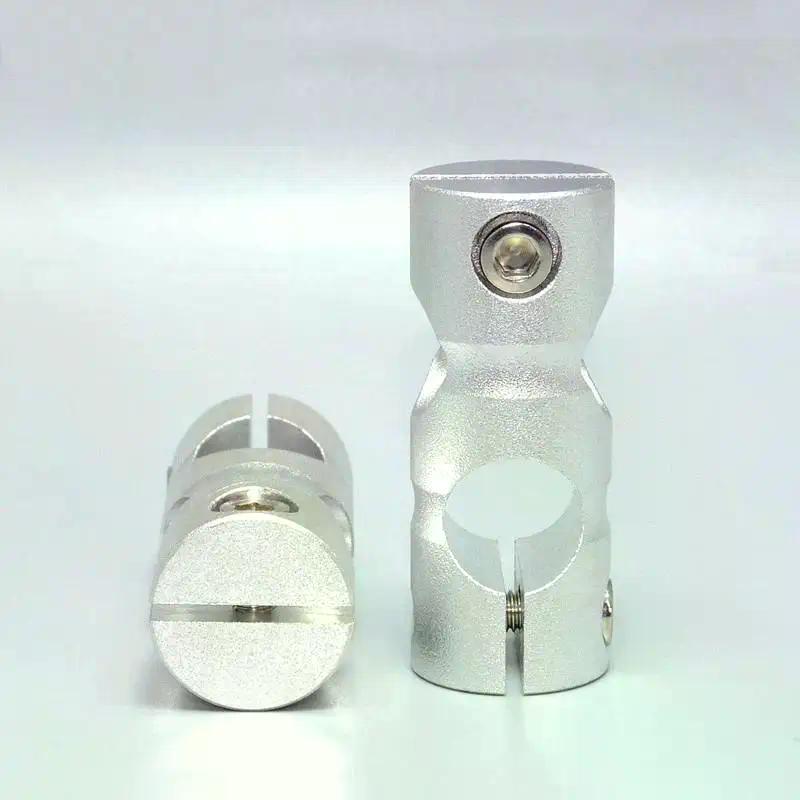 Aluminiumlegierung Zylinderbefestigungsklemme Querachsenhalterung Strebenklemmen Optische Achse Kreuzblock Stahlrohrbefestigungshalterung Connecti