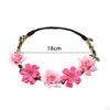 Hair Garland Boho Charm Head Wreath Brid Headpiece Headdress for Halloween Birthday Prom