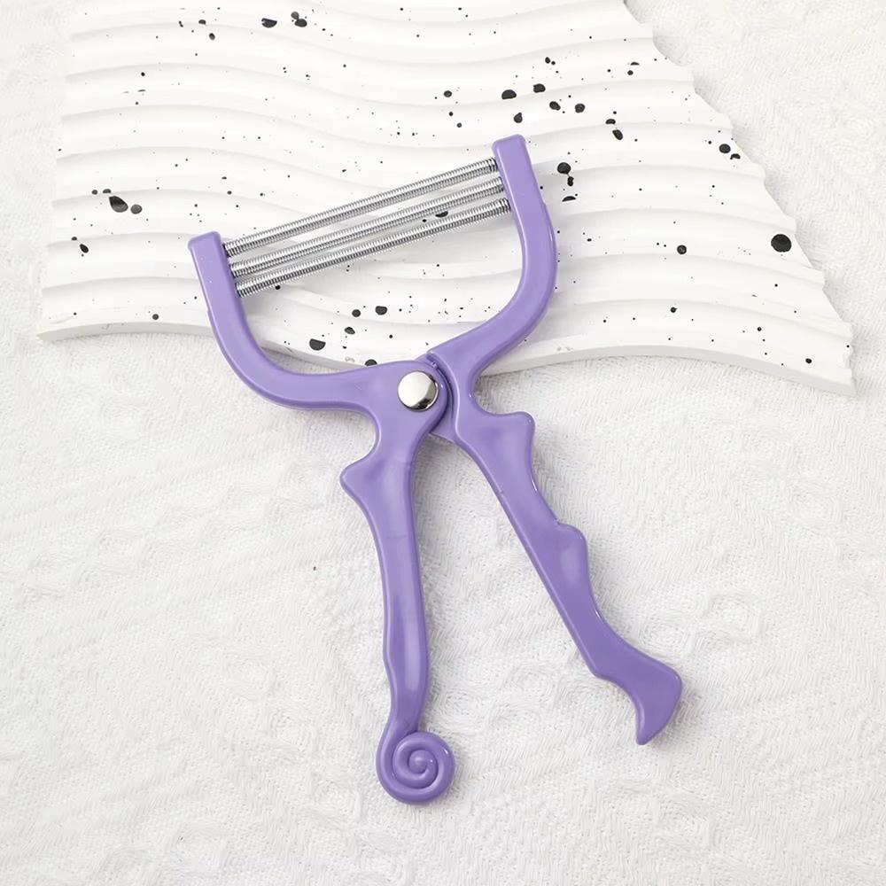 

Handheld Facial Hair Remover Manual Removal Epilator Face Skin Care Beauty Shaving Safe Spring Roller For Adults Beauty Epilator фіолетовий