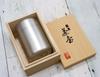 Osaka Tinware (Suzuki) 100% Tin Teapot, Senju (White Ibushi), Gift Wrapping Available