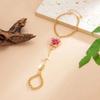 Neuer Exquisiter Süßer Schmetterlingsblumen-Fingerarmreif für Damen Retro Tropföl Blumen-Charme-Armbänder Schmuck Handaccessoire