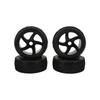 4pcs RC Car Rubber Tires Wheel   Set for 1Celsius8 1Celsius10 Remote Control Car Upgrade Parts
