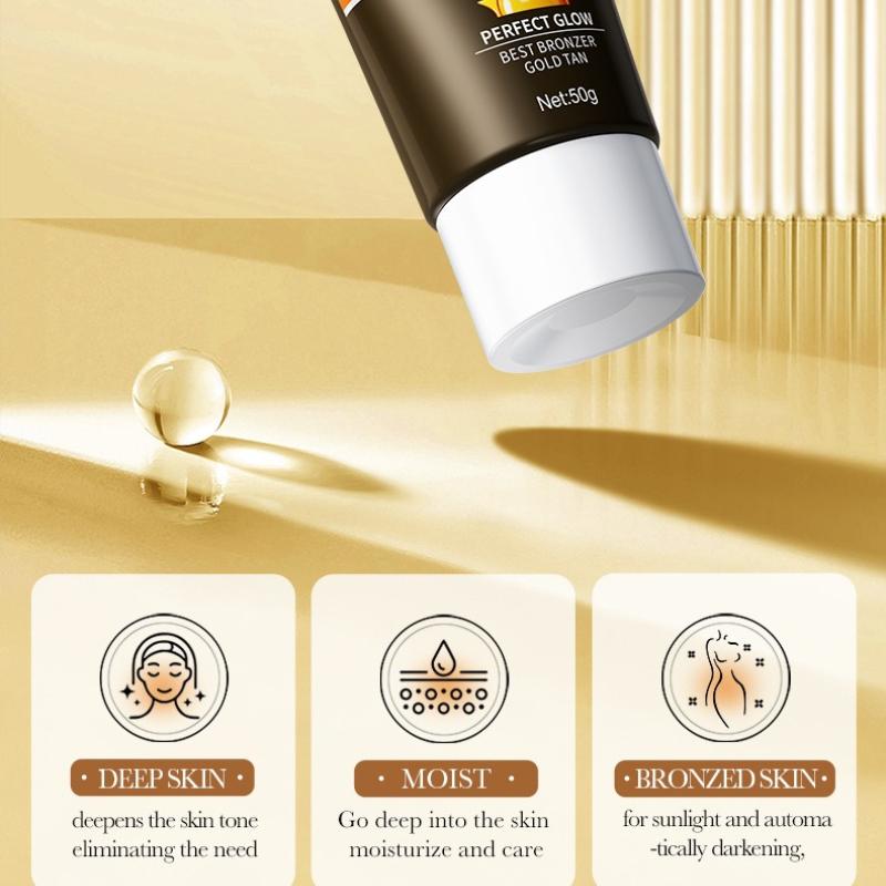 Black Cream 50g SADOER Natural Darkening Bronze Wheat Color Black Milk