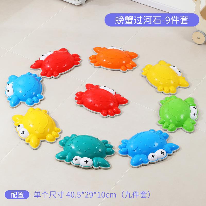 

Трансграничная золотая рыбка, пересекающая реку, камень, детский камень для ходьбы, игрушки, фитнес-упражнения, балансировочная доска, датчик, тренажер, подставка для ног зелёный