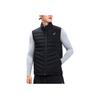 Asics Logo Outdoor Casual Sports Zip-Up Stand Collar Vest Men Vests Black 2031E863-001