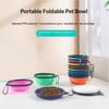 Collapsible Cat Dog Pet Folding Silicone Bowl Outdoor Travel Portable Puppy Food Container Feeder Dish Bowl Pet Supplies