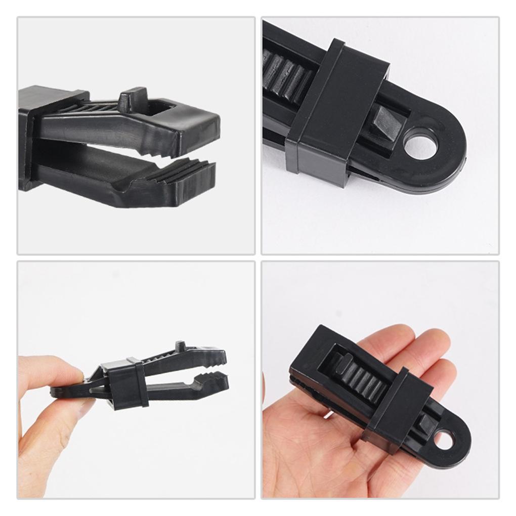 Tent Clip Detachable Replacement Heavy Duty Nonslip Camping Hiking Picnic Canopy Fixing Fastener Clamp Accessories