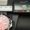 MĘSKI ODNOWIONY SEIKO 5 JAPAN 6309A AUTOMATYCZNY CZERWONY ZEGAREK NA RĘKĘ a426508-2