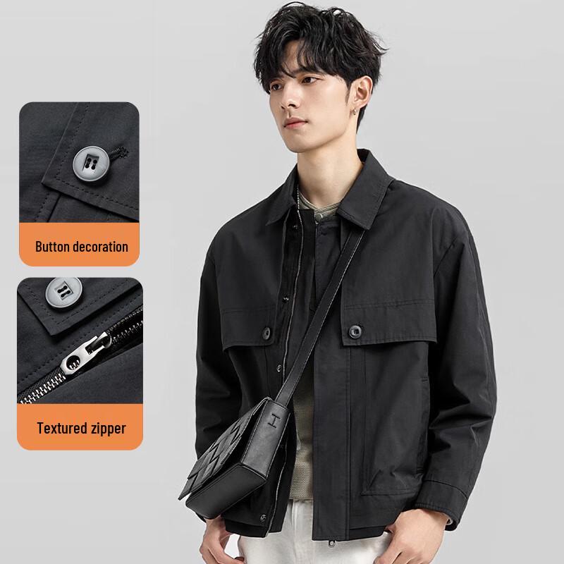 

Men s Windproof Casual Workwear Jacket FXQS2376 L