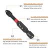 Phillips Impact Screwdriver Bit 1/4" Hex Shank Magnetic Cross Head Drill Bits S2 Steel Screw Driver for Impact Power Drivers