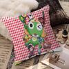 Keroro Frog Cool Gunsou Sergeant Personalized Pillow Dust Cover Bedroom Kids Party Decoration Pillowcase Birthday Children Gift