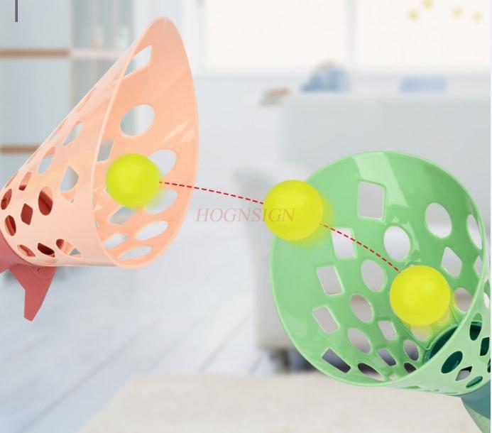 Children'S Outdoor Throwing Receiving Docking Launching Parent-Child Sports Game Elastic Ball Toy