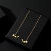 Lang kjedet dusk Star Drop øredobber for kvinner Koreansk Golden Ear Line Smykker Pendientes Boucle d'oreille gave