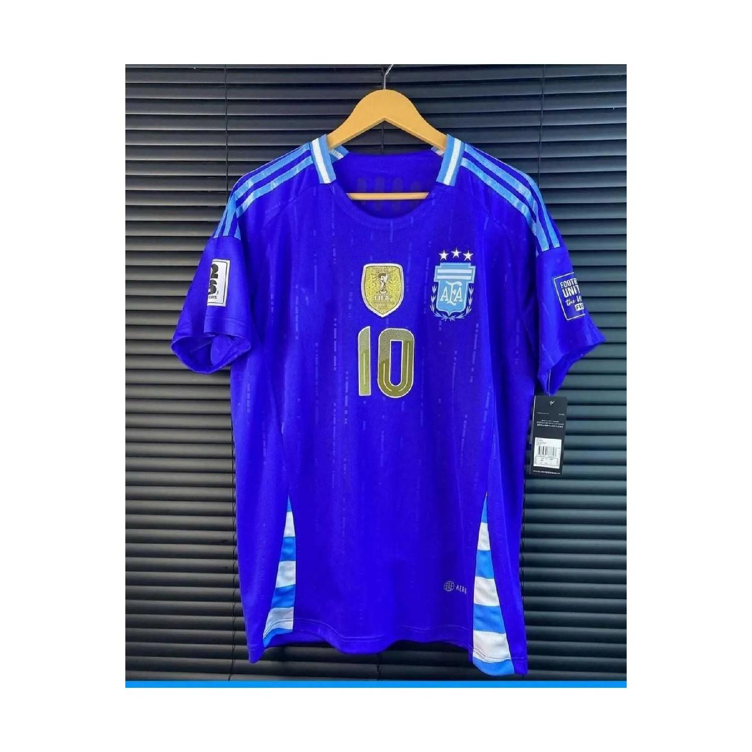 

Аргентина 2024 Новый сезон, выездная майка Лионеля Месси (синий) S белый