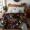 Custom 1Pc Freddy Bear Themed Flannel Blanket | 280Gsm Heavyweight All-Season Soft Cozy Bedspread With Freddy Bear Nightmare On