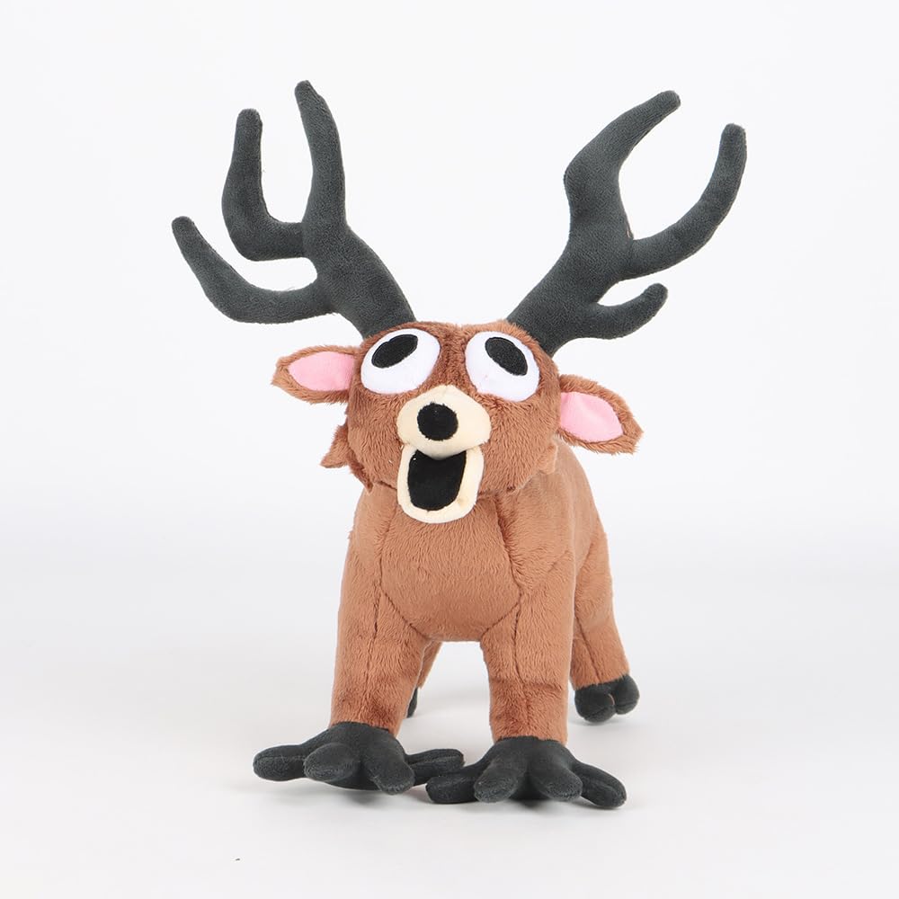 99 Tage zum Überleben Plüschhirsch und Eule Horror-Spiel Cosplay Kindergeschenk Puppen, Merchandise, Flauschig, Weich, Niedlich, Requisite, Halloween, Weihnachten, (B.) [Gebraucht]