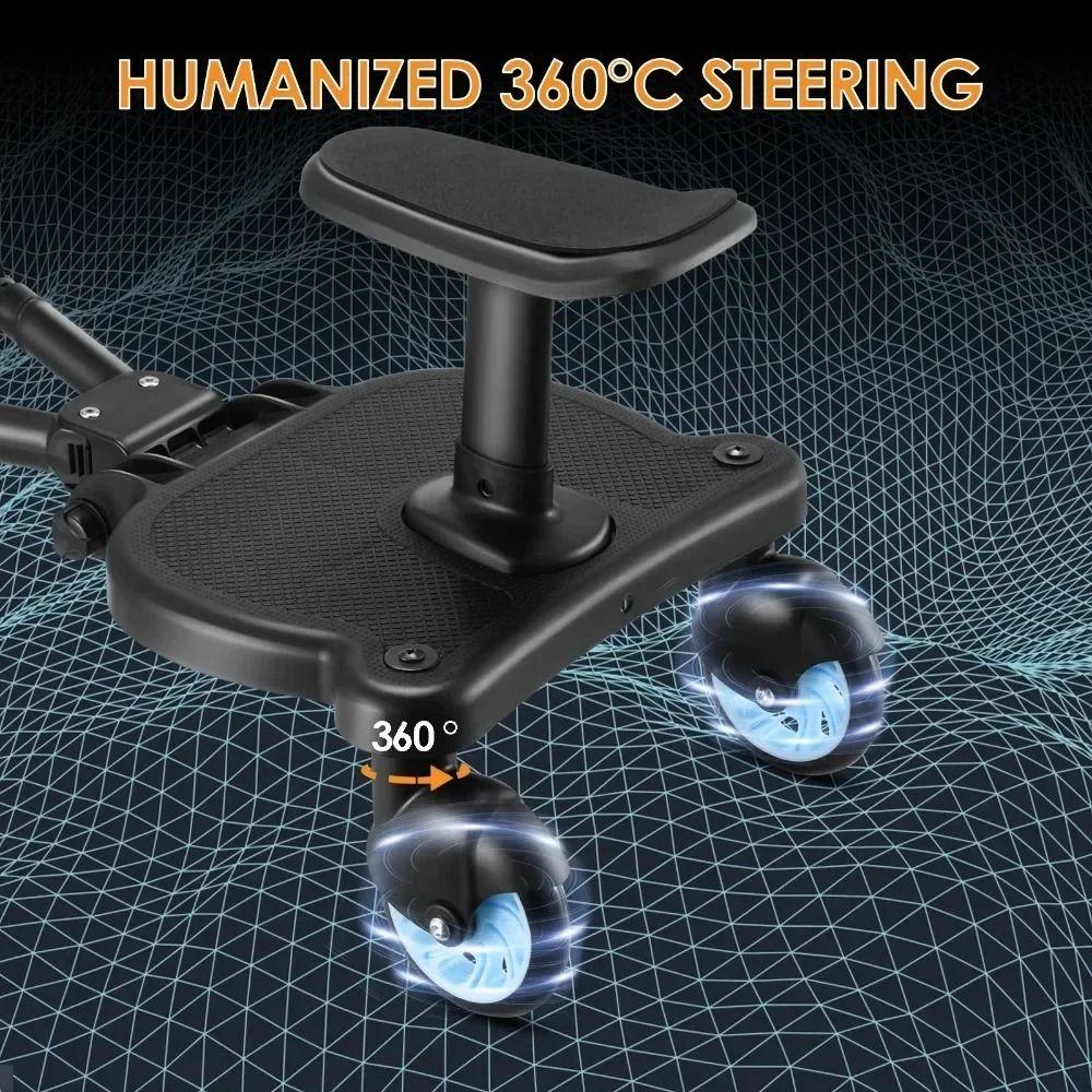 2 in 1 Sit and Stand Stroller Pedal Adapter Creative Strollers Step Board Adapter  Outdoor