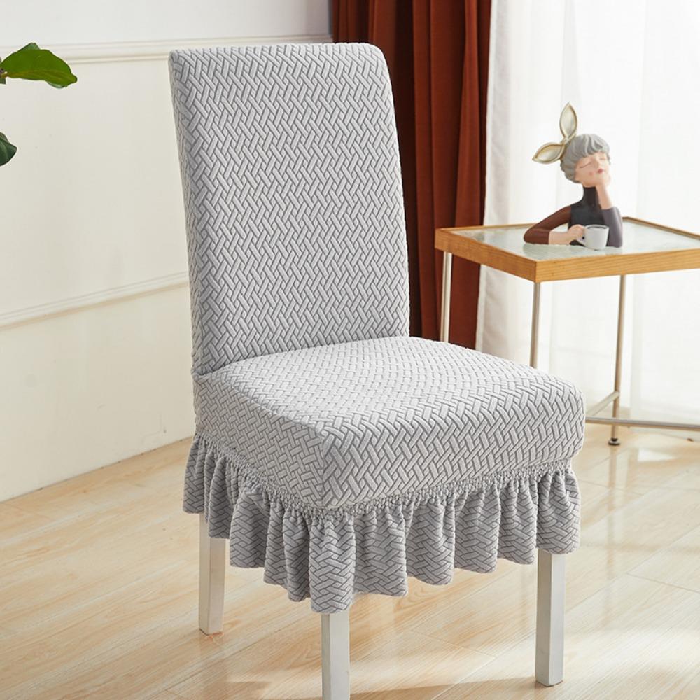 Stretchable Dining Chair Covers Set Universal Fit Thickened Spandex Slipcovers with Backrest for Home Kitchen Office