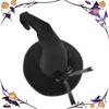 Halloween Witch Hat With Wide Black Flower Feather Velvet Halloween Costume Accessories For Women