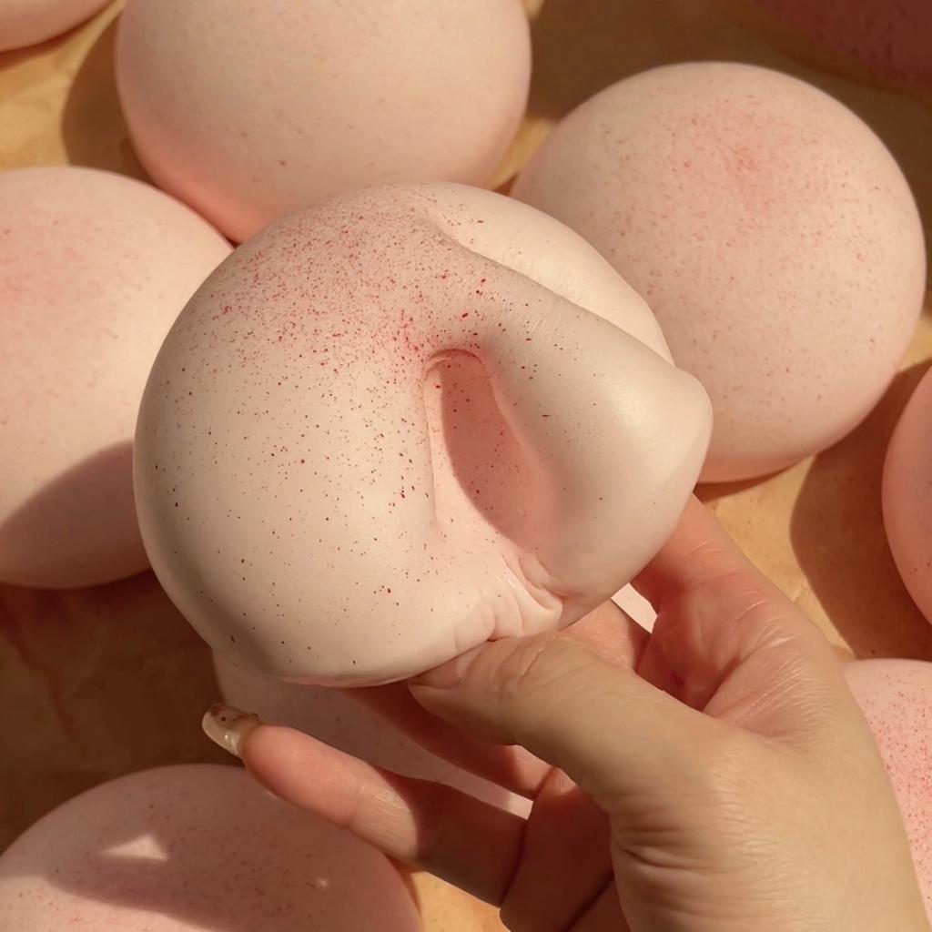 1Pc Squishy Realistic Daifuku Mochi Stress Relief Sensory Decompression Toys Sticky Slow Rising Squeeze Toy For Kids Adults Gift
