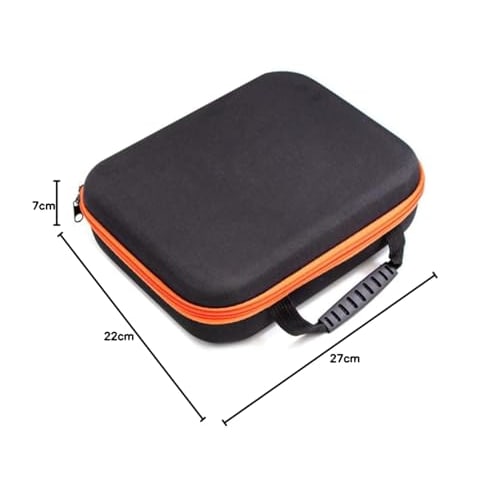 Ahvqevn Waterproof Tool Bag, Impact-Resistant Tool Box, Electric Drill Carrying Case, Oxford Cloth Bag for Electrical Equipment and Hardware, 27x22x7c