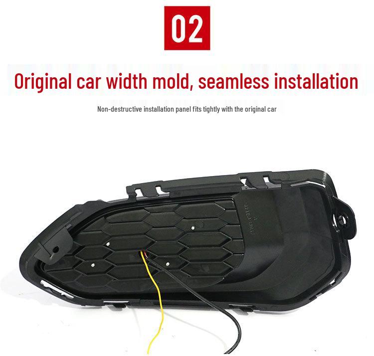 LED Daytime Running & Fog Lights for Honda Fit (2018-2020) - Front Bumper Decorative Modification.