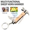 Portable Multi Tools Claw Hammer Lifesaving Hammer Knife Multi-Function Stainless Steel Pliers Emergency Claw Camping Equipment