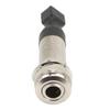 2.5mm Input 1 4in Output End Pin Jack Guitar Pickup Sound Hole Metal Adapter Replacement