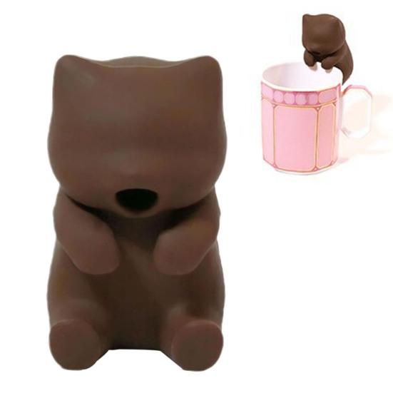 Drink Cooler Compact Design Portable Easy to Use USB Rechargeable Waterproof Cat-Shaped Fan Drink Food Cooler
