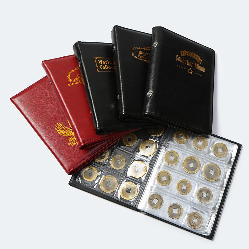 1 Piece Coin Collection Holder Album 120 Pockets Coin Collection Book Commemorative Coin Organizer Storage