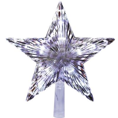 LED Star for the Top of the Christmas Tree with Flowing White Light