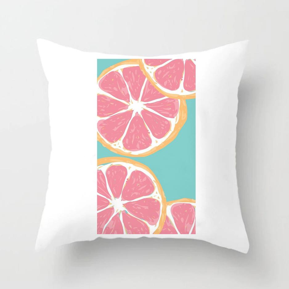 Pink Flower Pillowcase Wedding Gift Bedroom Sofa Decoration Bed Pillow Cover Home Decor Car Cushion Cover Cute Pillow Case 45*45