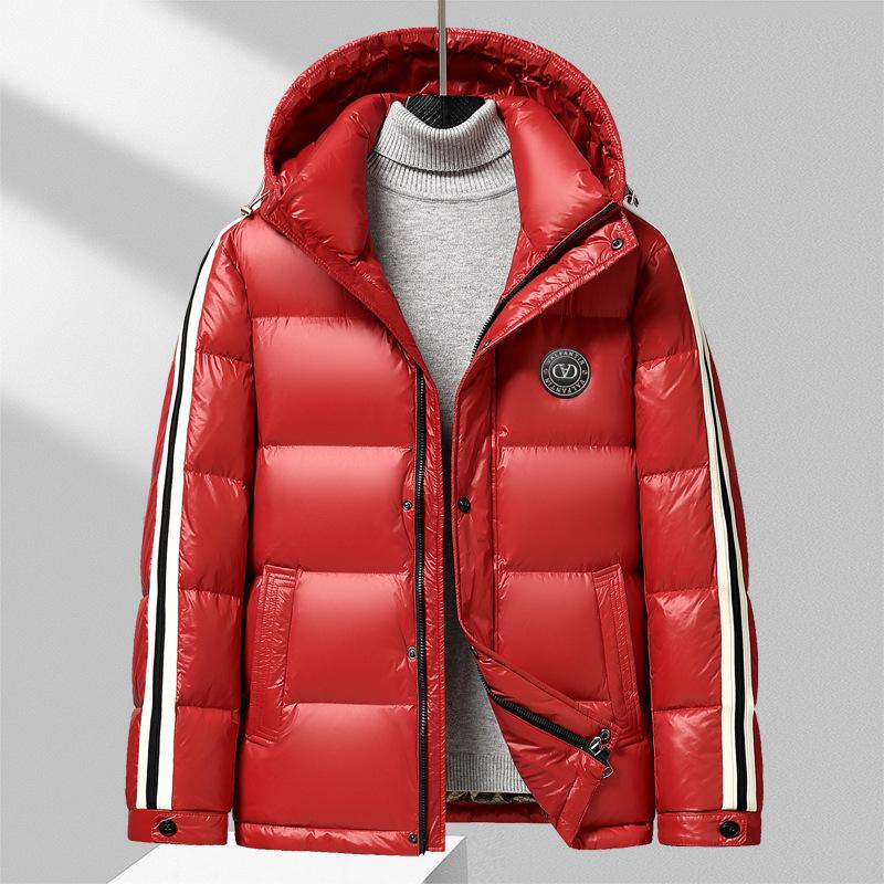 

Короткая куртка-пуховик для экстремальных холодов, зимняя новая белая утиная пуховая куртка для молодых мужчин, куртка-пуховик для активного отдыха 4XL красный