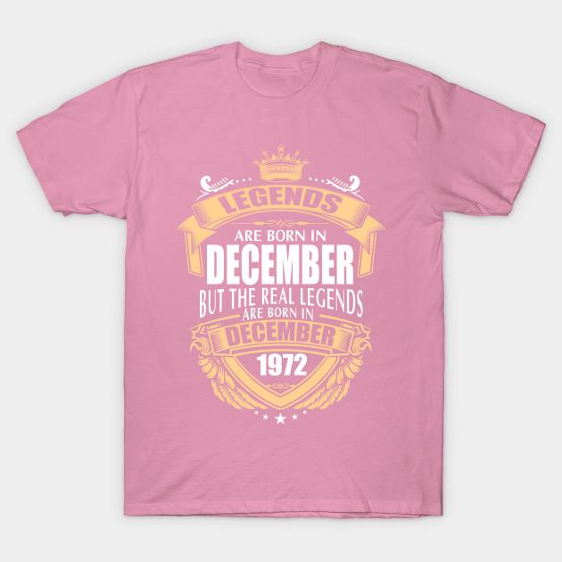 T Shirt Women Legends Are Born In December 1972 Harajuku Print Kawaii Tshirt Summer Short Sleeve Female T-Shirt Top Tee