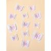 12pcs 3D Glitter Foldable Butterfly Decorations For Restaurant Living Room Bedroom Stickers Personalised Stickers