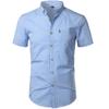 Camicia abbottonata scozzese piccola da uomo Camicia estiva nuova manica corta slim fit Camicie eleganti da uomo a quadri casual Chemise Homme