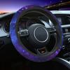 Purple Blue Galaxy Car Steering Wheel Cover Universal 15 Inches Anti Slip Steering Wheel Protector for Car Auto SUV Sedan
