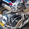 Slip on For CRF1100 CRF1100L motorcycle exhaust system modification muffler