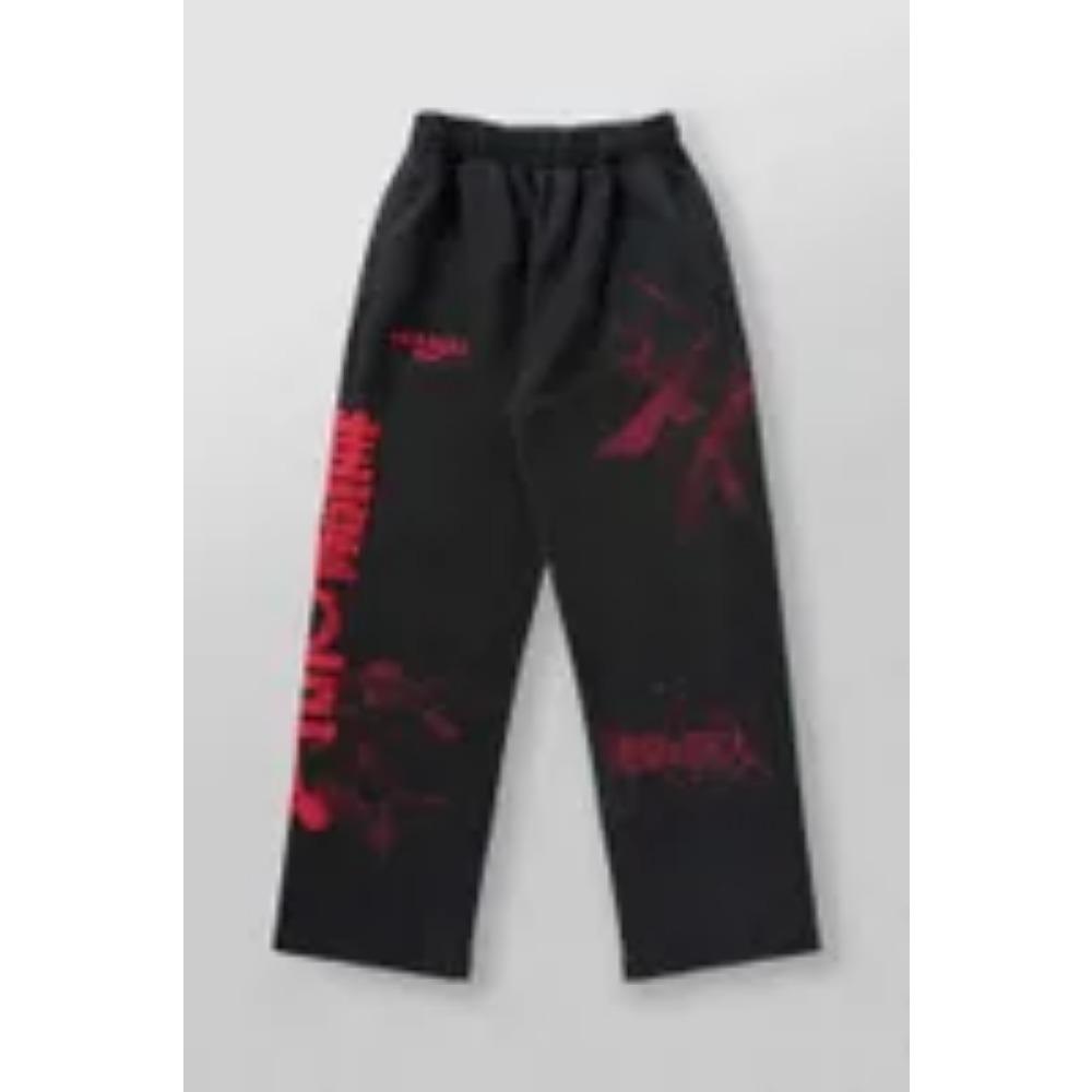 

Men s Young American Fashion Sports Pants Collaboration Anime Printed Running Pants Fashion Cool Pants