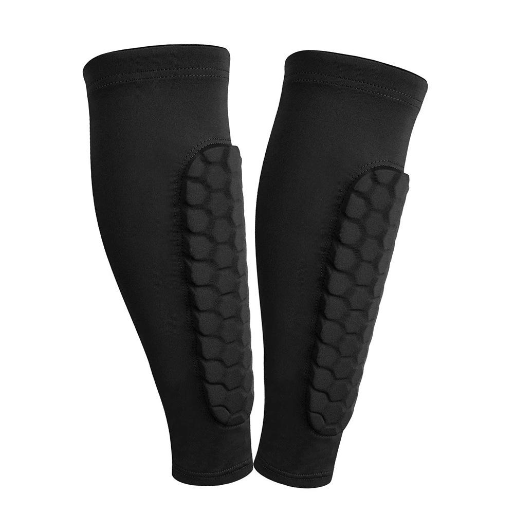 Compression Calf Sleeve For Running Basketball Breathable Shin Support Sleeve With Cushion Sports Calf Guard For Muscle Recovery