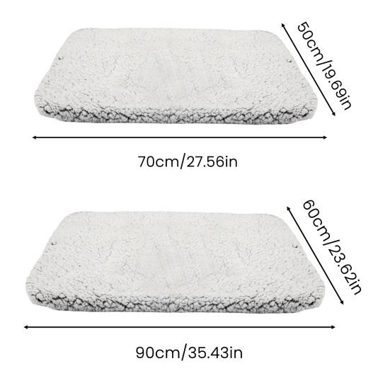 Self Heating Cat Pad Thermal Pet Mat Bed with Non-Slip Base Non-Electric Cat Warmer Pad with Removable Washable Cover for Dogs Cats Indoor Couch Floor