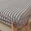 Thicken Bedsheet for Winter Bedcover Fluffy Plush Elastic Mattress Cover Fluffy Fleece Bed Linens Non-slip Mattress Cover