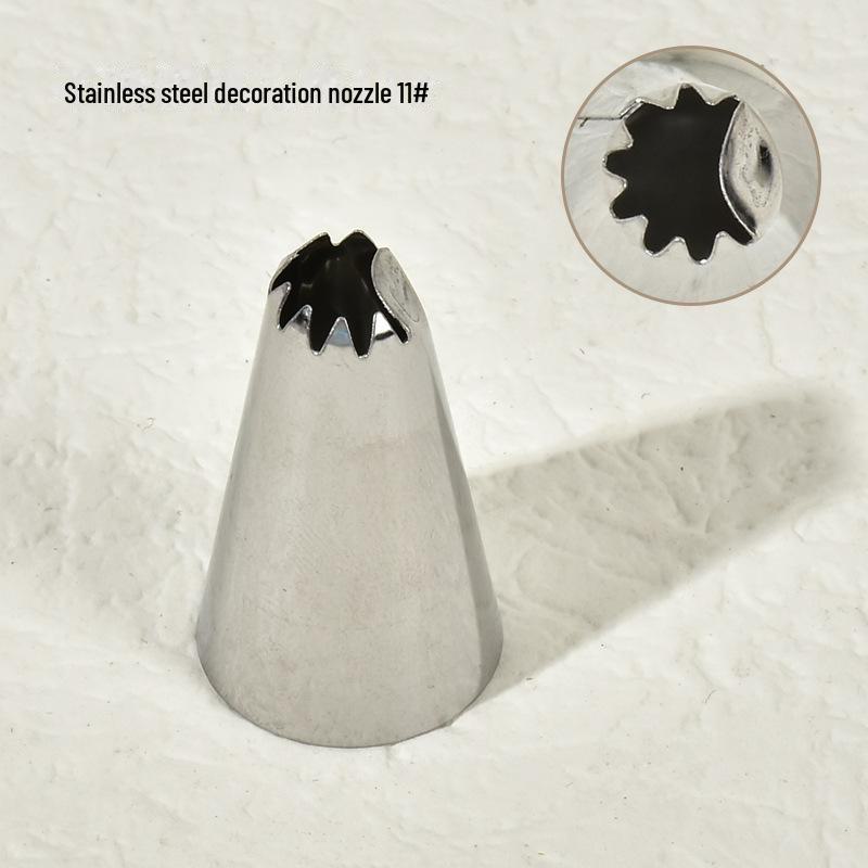 Nerezová sada na zdobení krémovým lepidlem pro DIY pečení a zdobení dortů