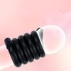 Male Cock Ring Delay Ejaculation Invisible Penis Exercise Device Metal Sponge Material Black Adult Sex Toy  Length: 520 cm