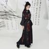 Women's & Men's Dunhuang-Inspired Hanfu Set, Embroidered Shirt & Wide-Leg Pants, New Chinese Wuxia Style