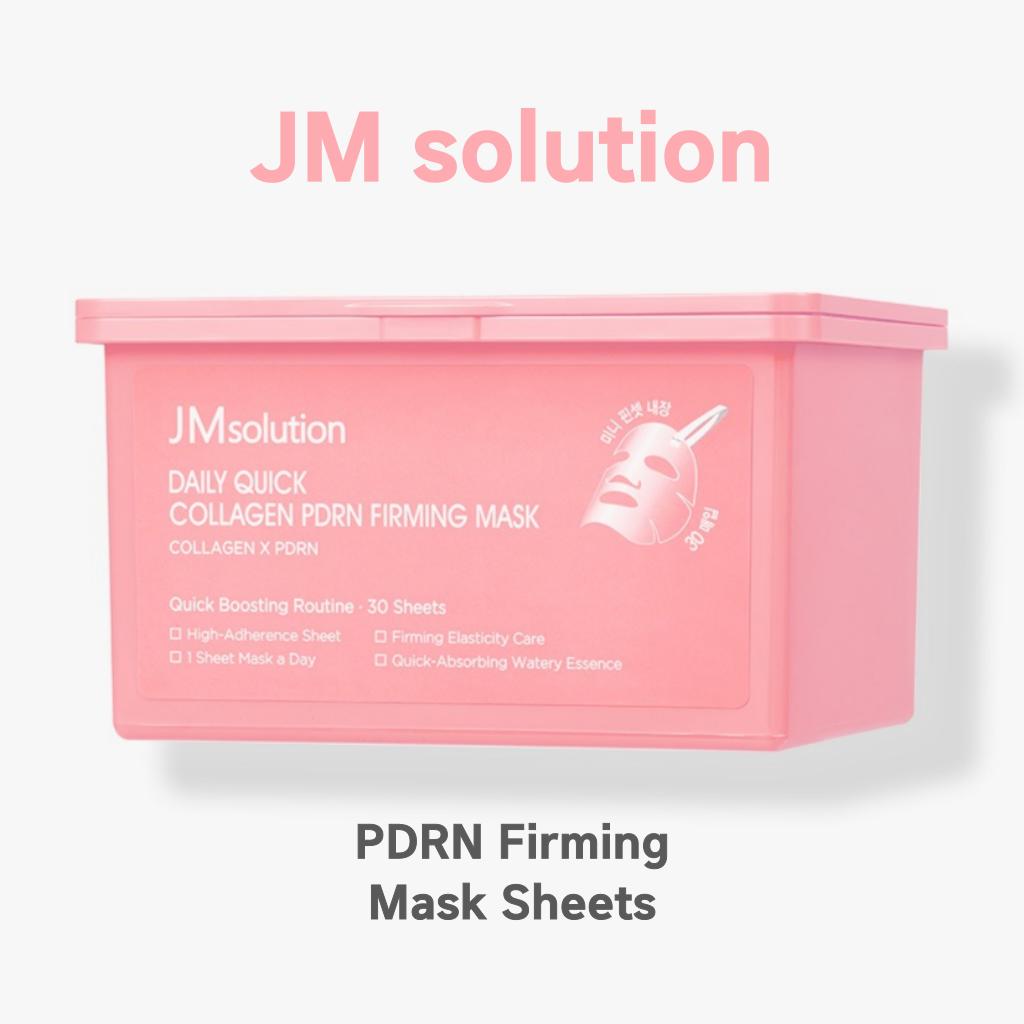 [JMsolution] Dagelijks Snel Collageen PDRN Verstevigend Masker 30 Vel 350ml Koreaanse Sheet Mask Peptide Ceramide Hydraterend Anti-Aging white