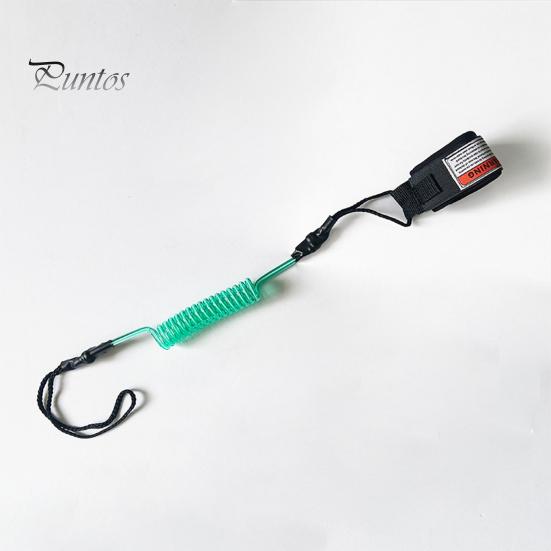 Coiled SUP Spring Strap TPU Surfboard Leash Adjustable Wrist Stand-Up Paddle Board Leg Rope Shortboard Longboard Safety Long-lasting
