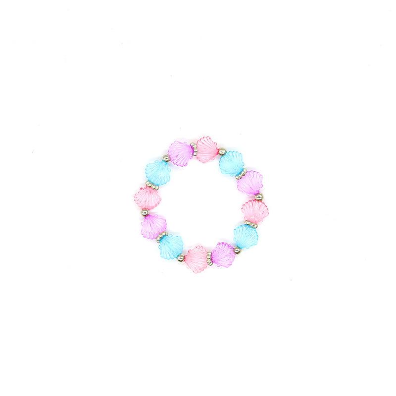 New European and American Hot-selling New Cartoon Pendant Children's Bracelet, Mermaid Butterfly Children's Beaded Bracelet